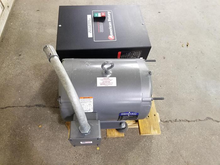 Used American Rotary AR-10 General Purpose Rotary Phase Converter, Starts 10HP largest motor, 20HP combined