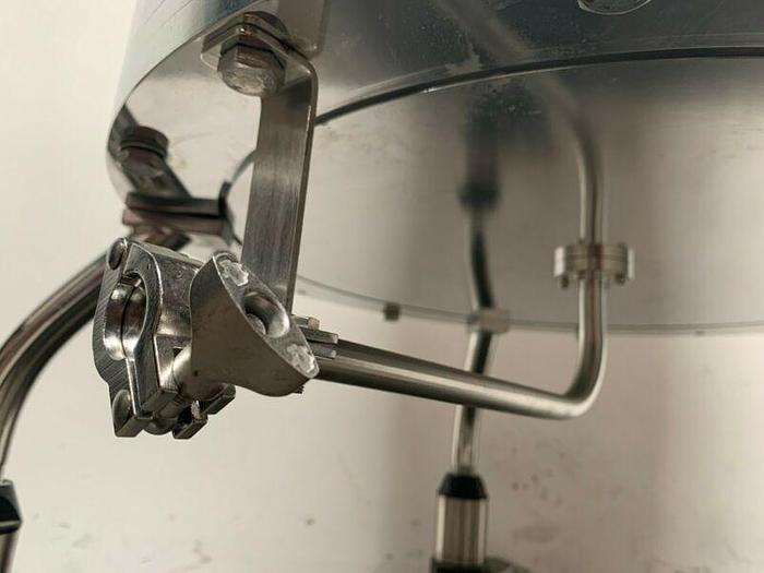 Used Pharmacia Biotech BPG 450/500 Glass Chromatography Column on Casters