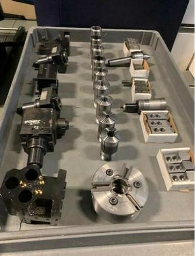 Used 2017 HWACHEON CUTEX 180AL YSMC CNC Turning Center with Live Tooling Y-Axis Sub Spindle & Bar Feeder