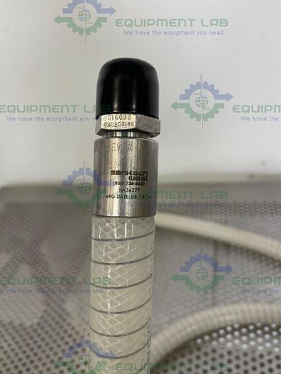 Used Sani Tech  STHT-WR-0750 132" Silicone Hose w/ 1" Male Threaded Fittings