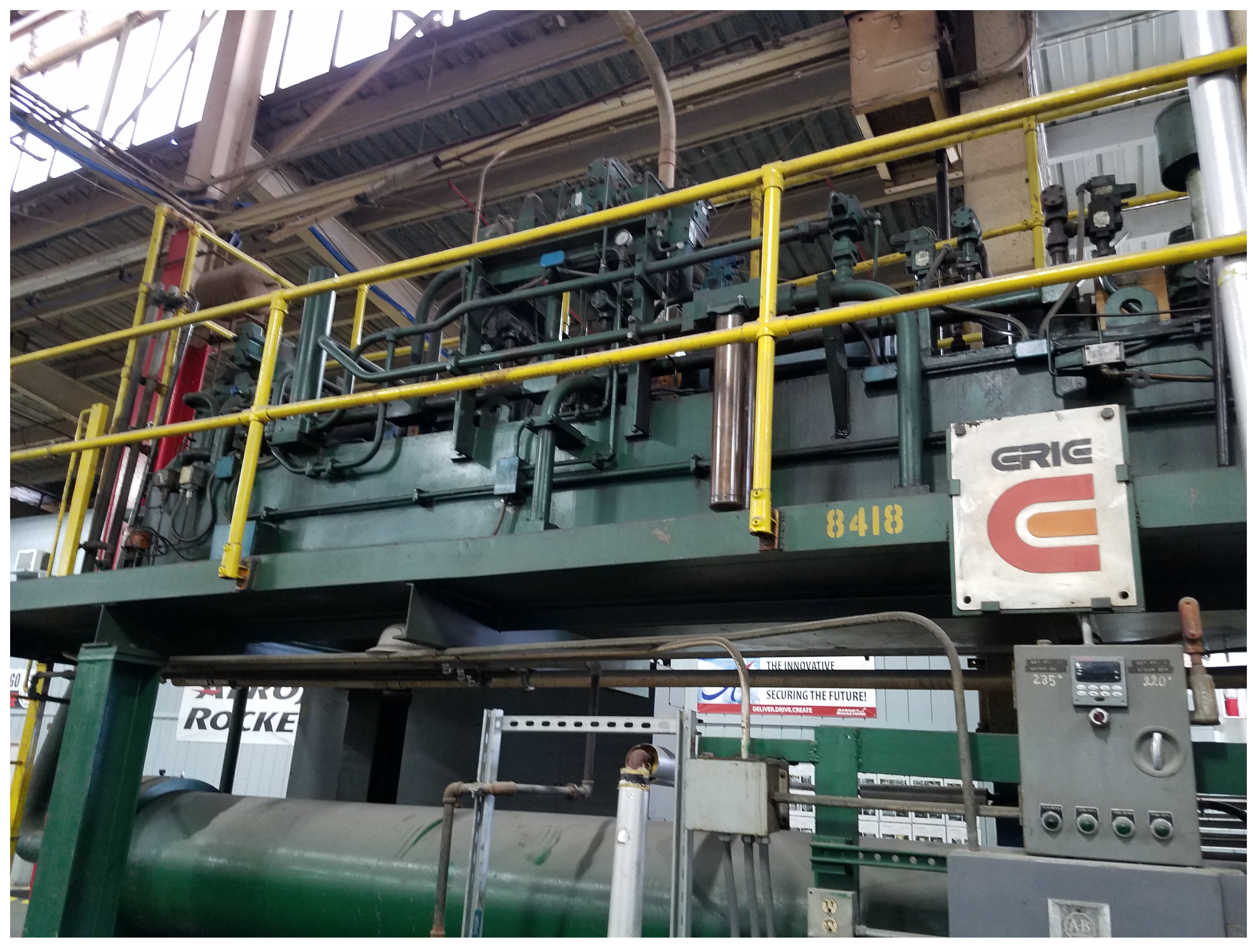 Used 400 Ton Erie Horizontal Hyd. Press