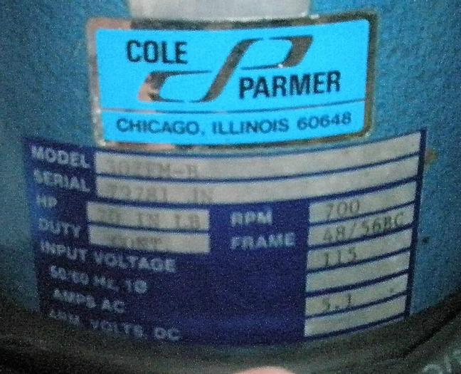 Used Pump, Peristaltic, Lab, Cole Parmer, Mdl 302FM-B, #S736363