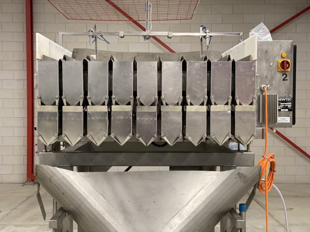 Used Newtec 9 head lineair weigher