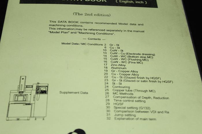 Makino Data Book EDNC Series MGH Generator (The 2nd Edition) (B5)