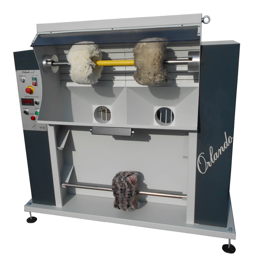 SPAZZOLATRICE SUOLE / SOLES BRUSHING MACHINE MC49