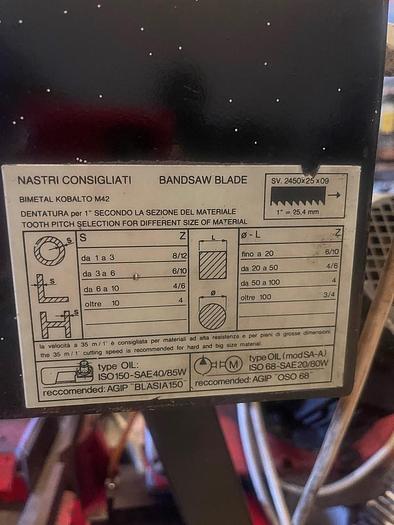 Usato SEGHETTO BIANCO 270 MANUALE