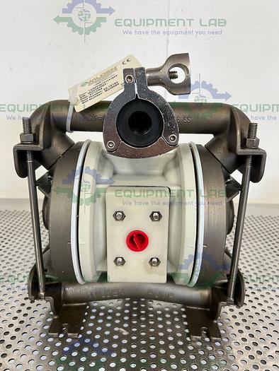 Used Wilden  Stainless Steel T2  Air-Operated Double Diaphragm Pump 1 1/2"