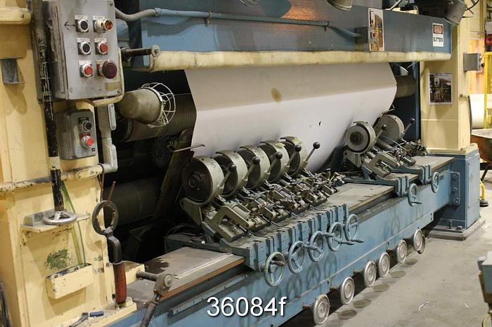 Used Jagenberg Varidur 120" Drum Slitter Rewinder #36084