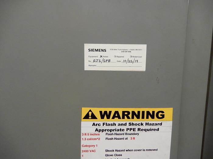 Used 2400V ROCKWELL AUTOMATION ALLEN BRADLEY MOTOR STARTER SECTION