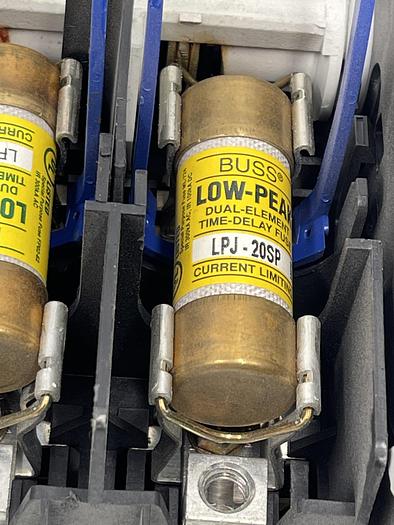 Used Square D 9422TCF33 Ser A, 9422CFT30 Ser A, Buss LPJ20SP