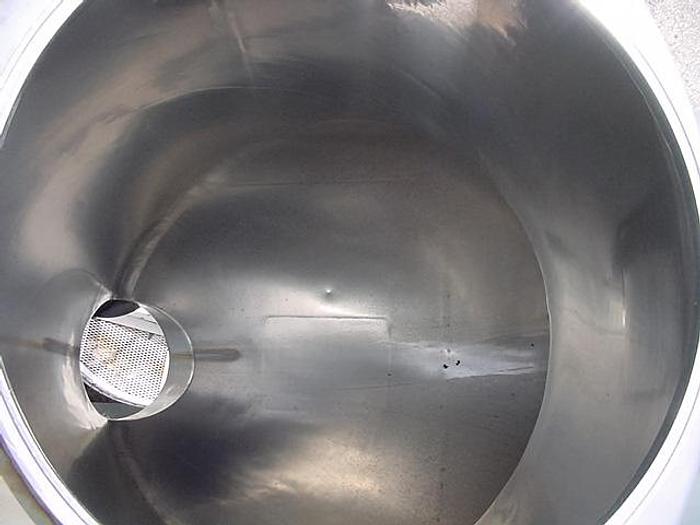 Used Mixer, V-Type, 75 CF, S/ST, PK, 7.5 HP, (2) #D740698