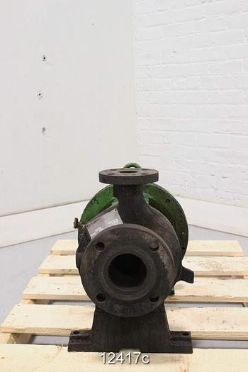 Used Goulds 3196 Pump, 3196Mt, 2X3X6, Ductile Iron Casing, 5.5" Impeller Diameter, 7.5 Hp, 3495 Rpm, 575 Volt, 213T Frame Motor, With Base, Coupling And Guards #12417