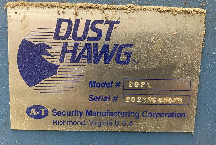 Used DUST HAWG 202, 2-BAG DUST-COLLECTOR