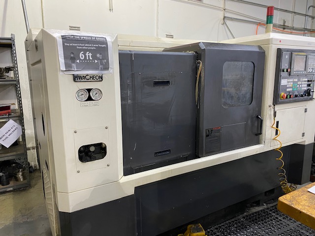 Used 2007 Hwacheon Hi-Tech 200A CNC Turning Center Lathe #5745