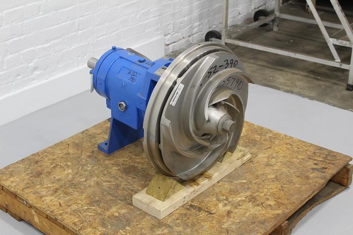 Refurbished Goulds 3180 M Power End, 18" Diameter Steel Stuffing Box, 5-Vane 18" Stainless Steel Impeller #43785