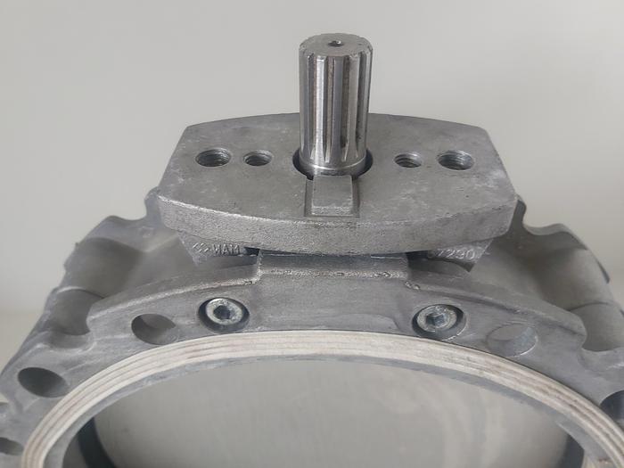 Gebraucht Drehklappe mit Edelstahlteller, D250mm, V2FS250ZB, WAM gebraucht-Top