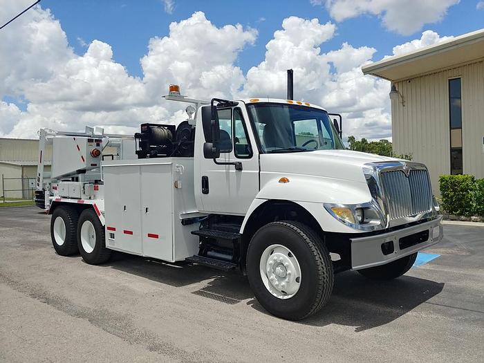 Used 2007 International 7400 Altec LP108 Cable Puller Truck