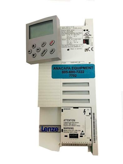 Used Lenze Inverter E82EV402_4B With Lenze E82ZBC Keypad (7702) W