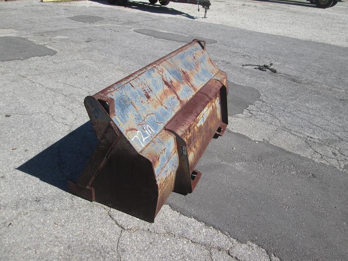 Used 6' Kubota Skid Steer Bucket