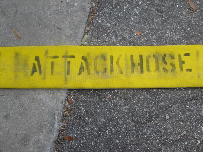 Used 6" Fire Attack Hose 100'