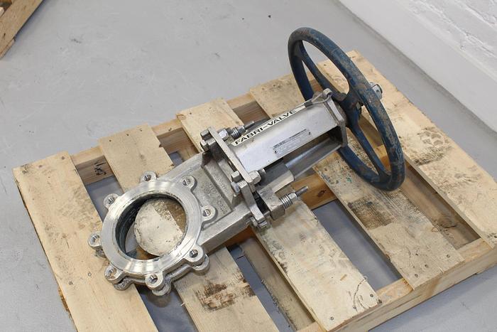 Used Fabri-Valve 6" Hand Operated Knife Gate Valve #43986