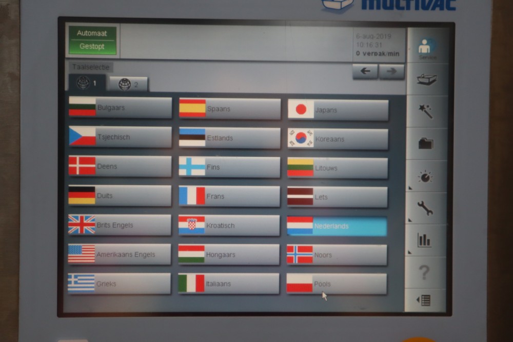 Used Multivac T800 automatic traysealer