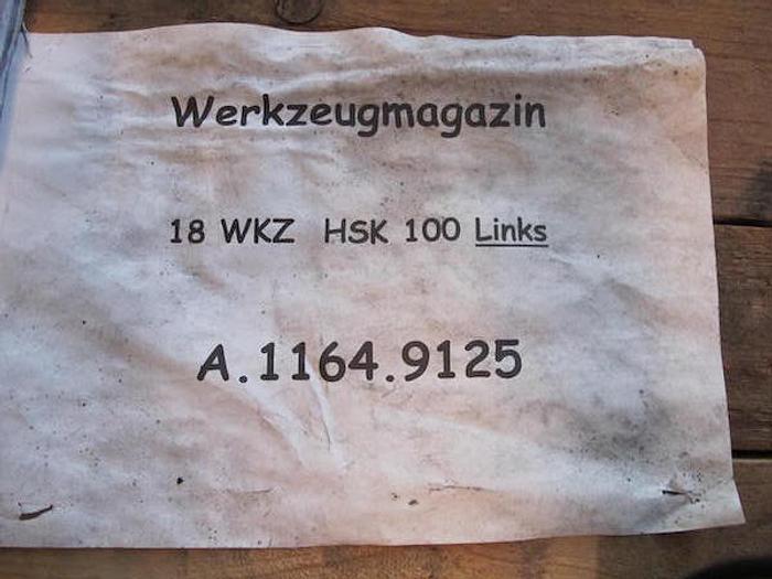 Gebraucht Werkzeugmagazin 18 fach  HSK 100 /63  Hueller Hille