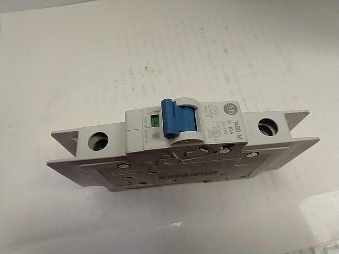Used Allen Bradley mini breaker 1489-M 1489-M1C100 10AMP 1 Pole GH#A39