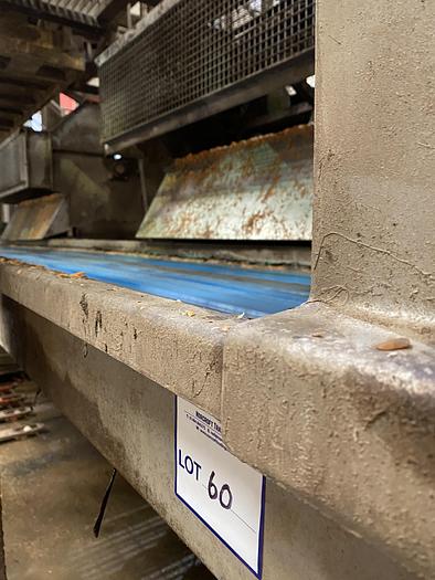 Used Steel Conveyor belt 8m L 1m W