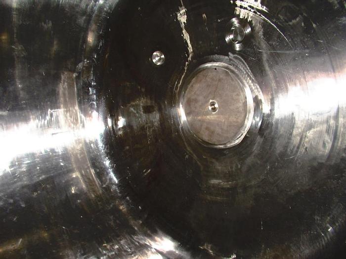 Used Silo, 600 CF, S/st, 8' x 11', Cone Btm, 72.5 PSI, #L742244