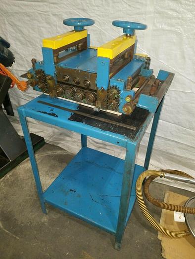 Used Standard 10" Stock Straightener Camber Leveler Roll Feed For Metal Stamping