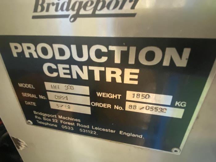 Used 1991 Bridgeport Interact 300 CNC Toolroom Milling Machine