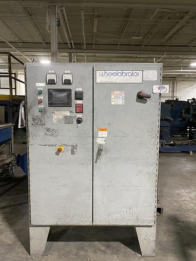 Used 2011 WHEELABRATOR 2 WHEEL SPINNER HANGER SHOT BLAST MACHINE