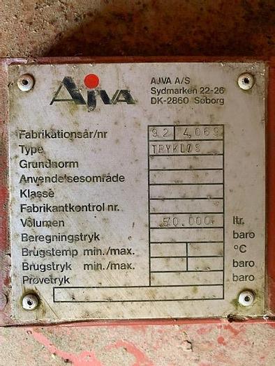 Used 50 m3 iron tank insulated