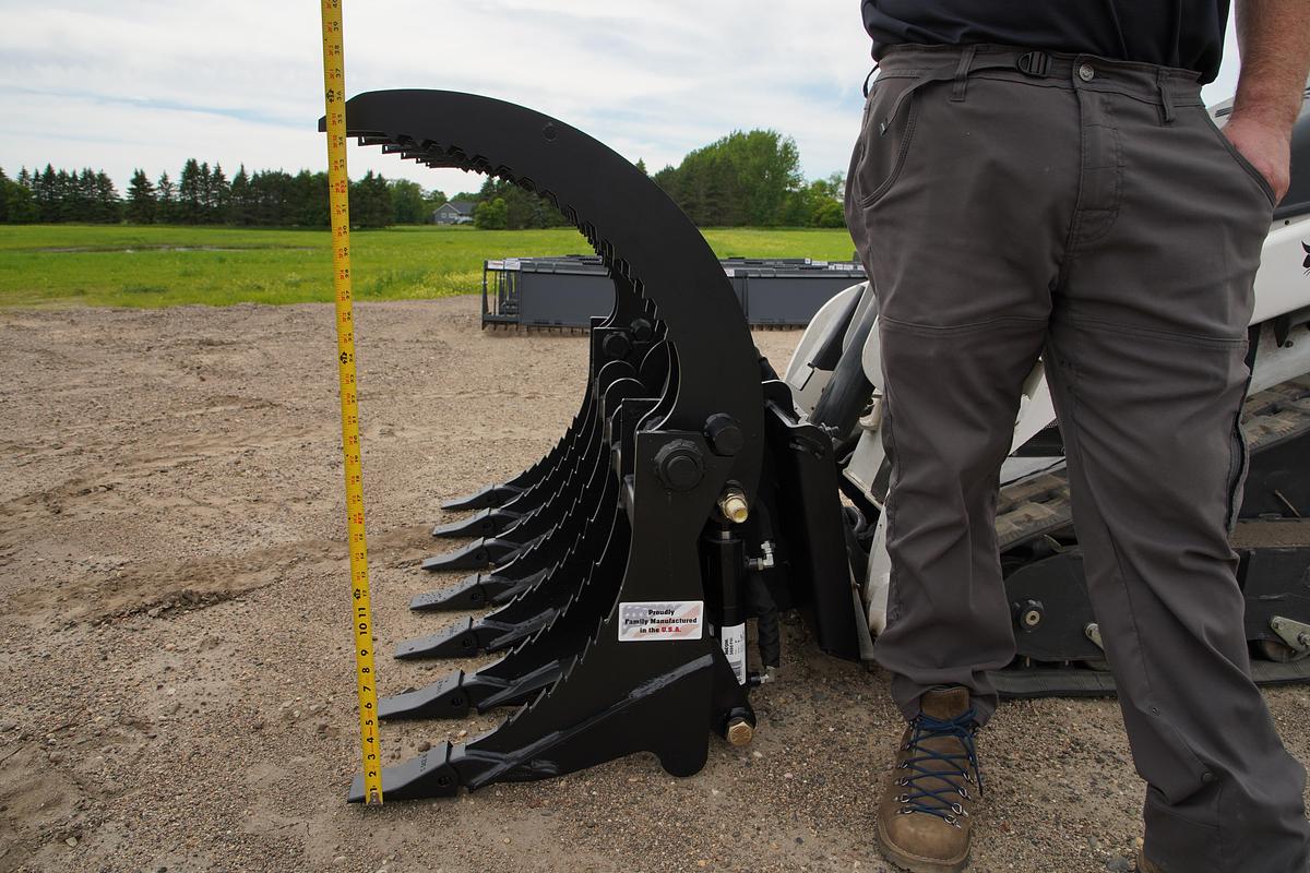 JENKINS IRON & STEEL 48" MINI SKID BRUSH GRAPPLE