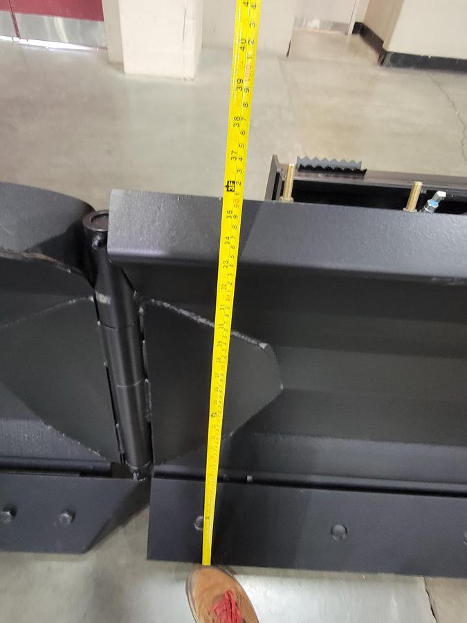 JENKINS IRON & STEEL 72" SNOW BLADE W/ 24" WINGS