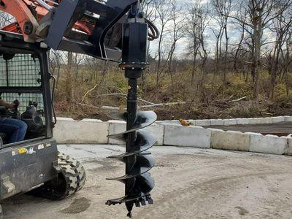 Used Hydraulic Auger Skid Steer