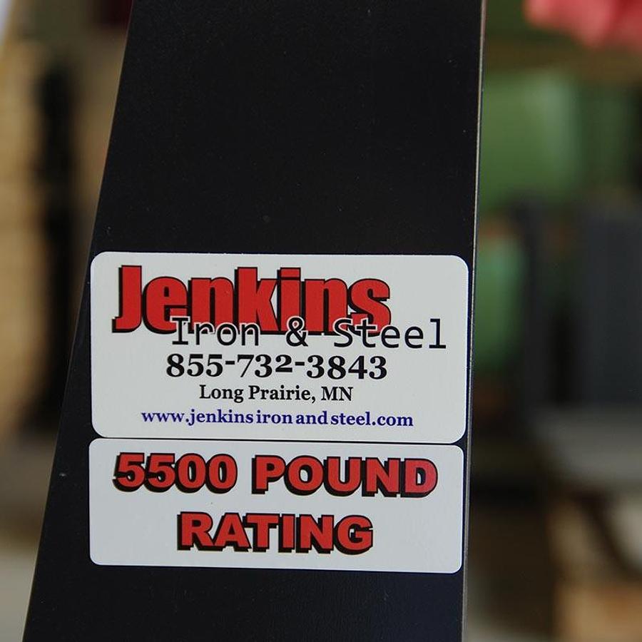 JENKINS IRON & STEEL 4X5 WALK THROUGH PALLET FORKS