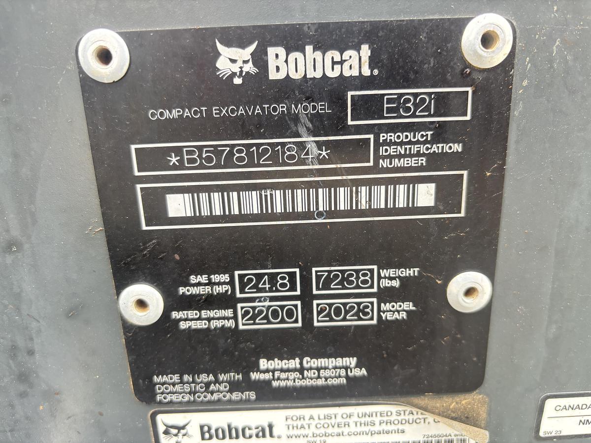 Used 2023 BOBCAT E32r2