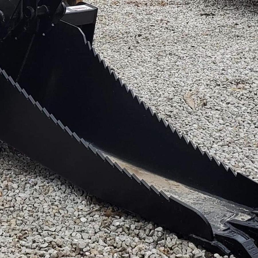 JENKINS IRON & STEEL STUMP BUCKET W/ GRAPPLE