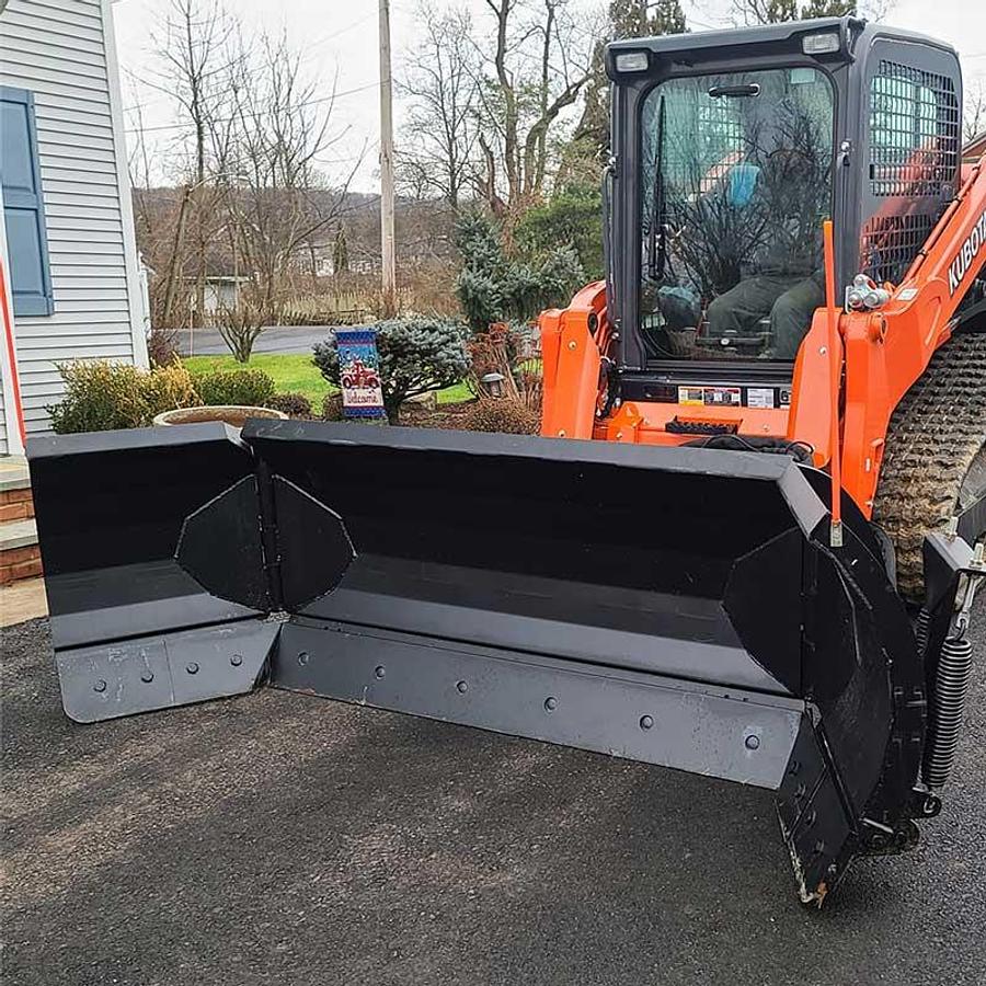 JENKINS IRON & STEEL 72" SNOW BLADE W/ 24" WINGS