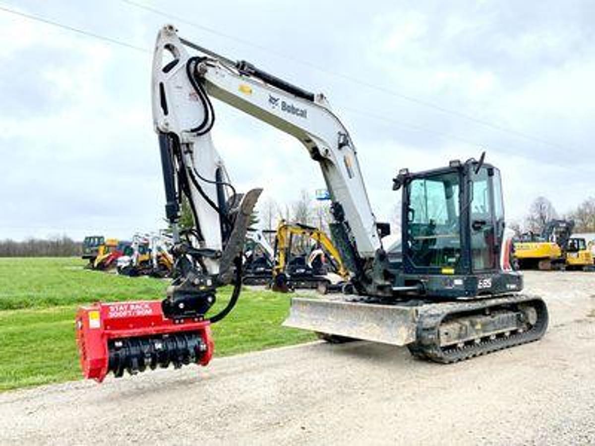 Used Midsize Excavator & Fecon Mulcher