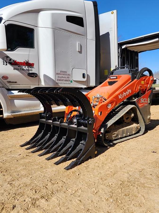 JENKINS IRON & STEEL 48" MINI SKID BRUSH GRAPPLE