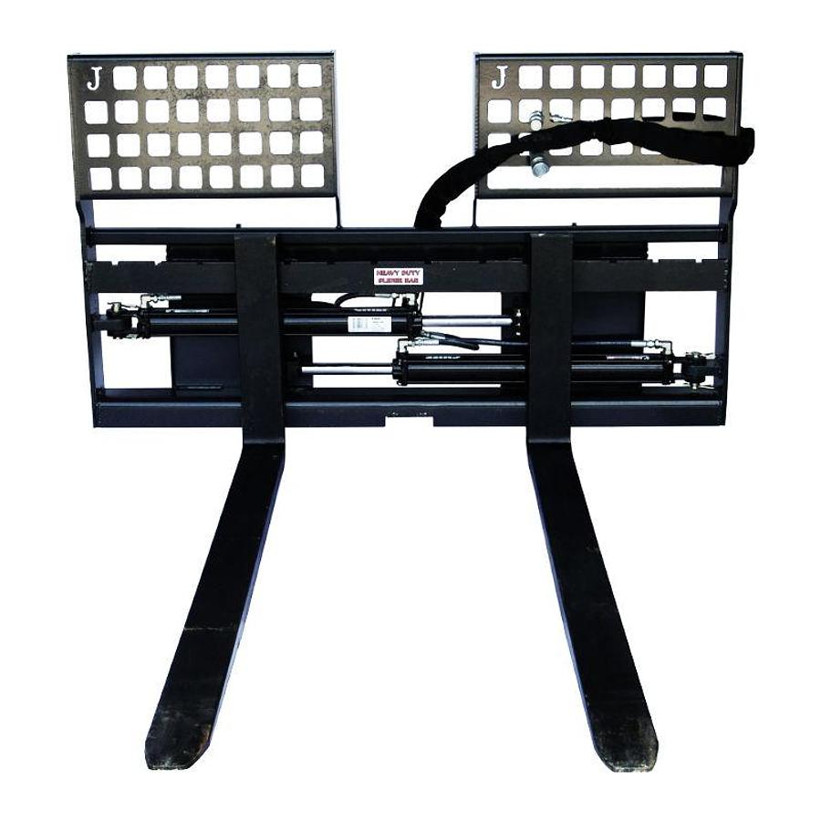 JENKINS IRON & STEEL 6x6 HYDRAULIC SLIDING PALLET FORKS