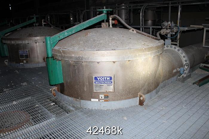 Used Voith MSS 15/15-FR Pressure Screen, Stai #42468