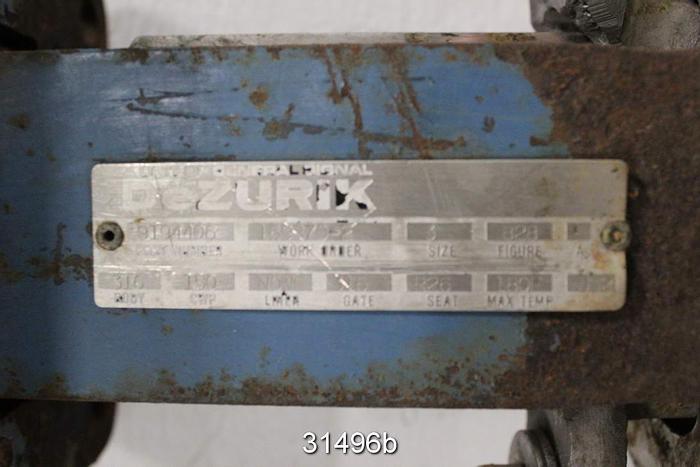 Used Dezurik 9194406 3" Air Operated Knife Gate Valve #31496