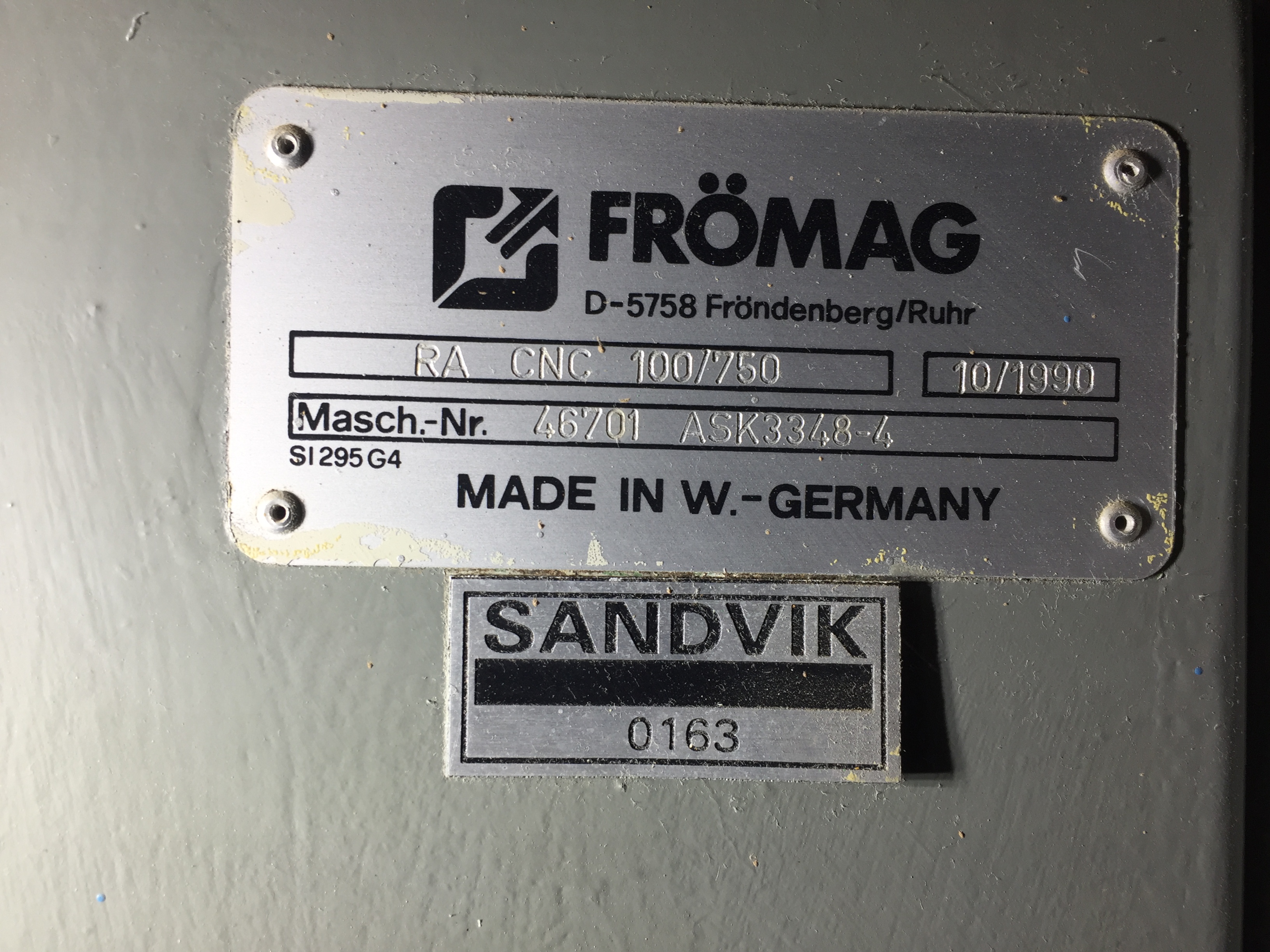 Used 4” FROMAG / MITTS & MERRILL CNC KEYSEATER