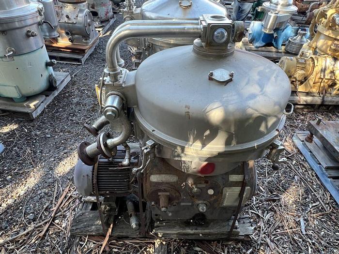 Used Centrifuge, Disc, Batch, Solid Wall, Westfalia, TTA-50-02-06, (3) #Z202999