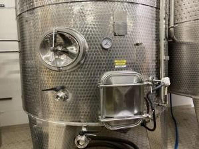 Used (2) Available - Used Letina 15,700L / 4150 Gal Jacketed Fermenters