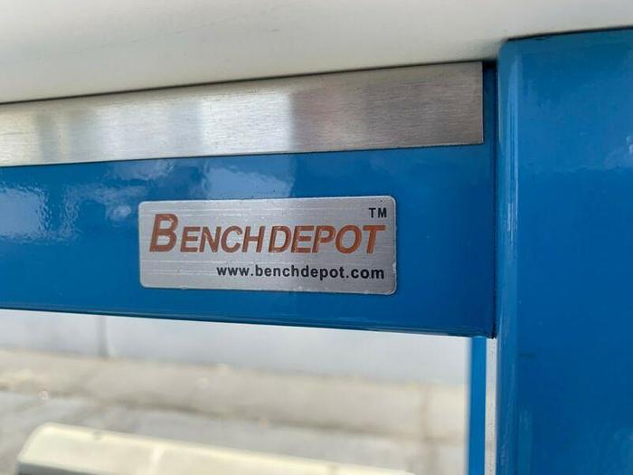 Used Bench Depot 30" x 48" x 34" Workbenches w/ Single Rack Shelf and Overhead Light